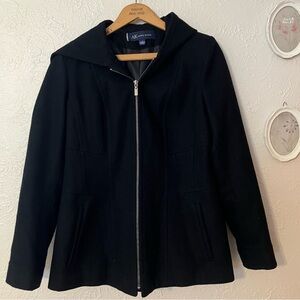 Ann Klein wool blend coat, small